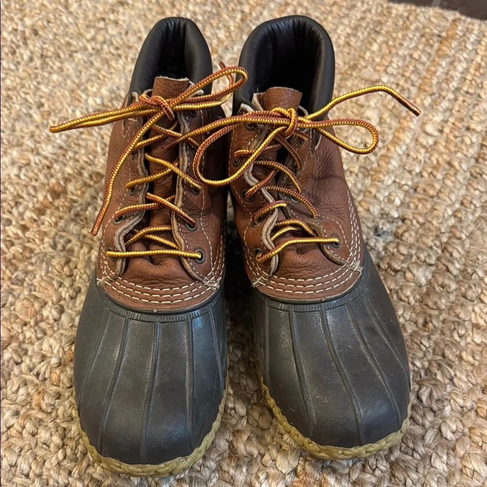 L.L. Bean Brown and Black Ankle Boots - Picture 1 of 5